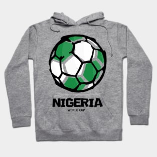 Nigeria Football Country Flag Hoodie